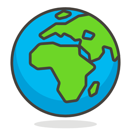 Globe Showing Europe Africa Emoji from Emoji - Free Set