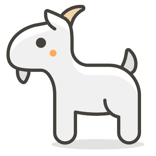 Goat Emoji from Emoji - Free Set