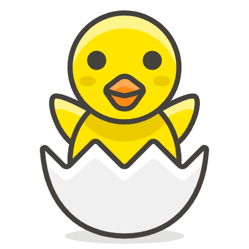 Hatching Chick 1 Emoji from Emoji - Free Set