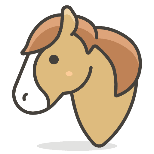 Horse Face Emoji from Emoji - Free Set