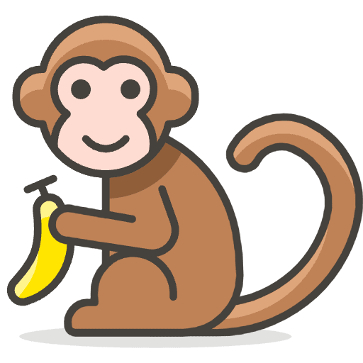 Monkey Emoji from Emoji - Free Set