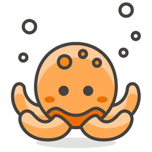 Octopus Emoji from Emoji - Free Set