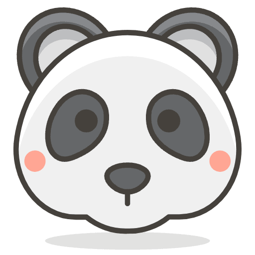 Panda Face Emoji from Emoji - Free Set