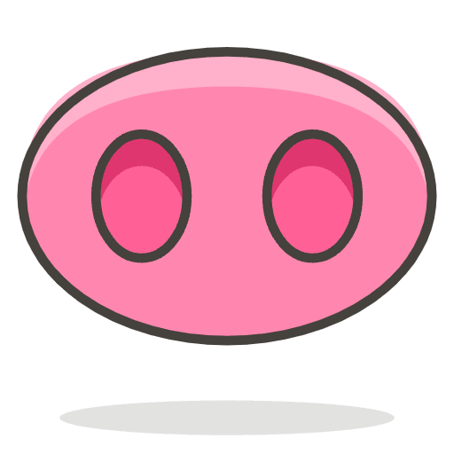Pig Nose Emoji from Emoji - Free Set