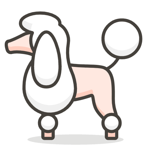 Poodle Emoji from Emoji - Free Set