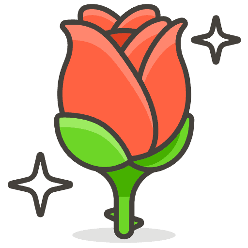 Rose Emoji from Emoji - Free Set
