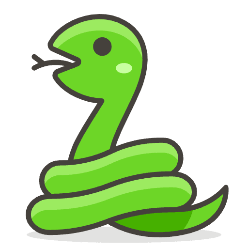Snake Emoji from Emoji - Free Set