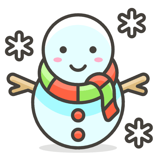 Snowman Emoji from Emoji - Free Set