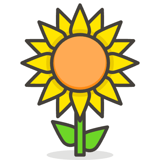 Sunflower 1 Emoji from Emoji - Free Set
