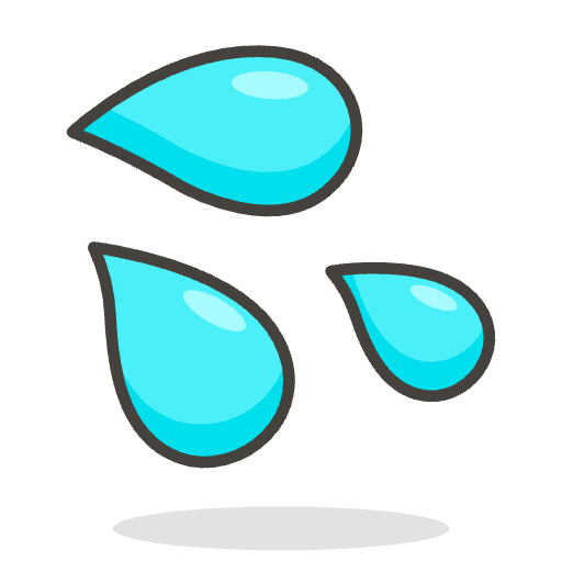 Sweat Droplets Emoji from Emoji - Free Set