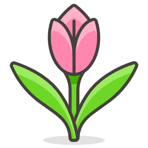 Tulip Emoji from Emoji - Free Set