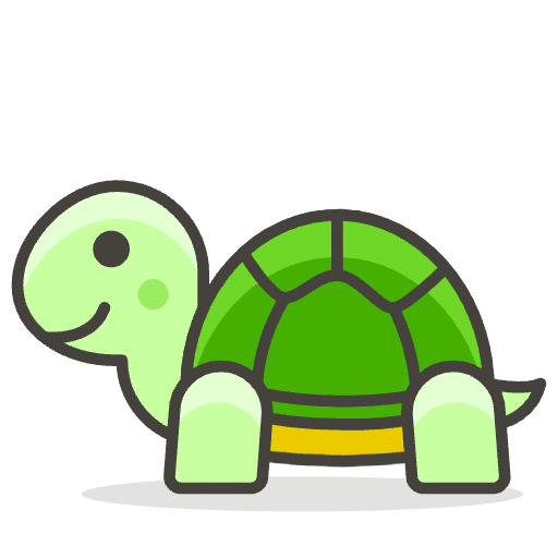 Turtle Emoji from Emoji - Free Set