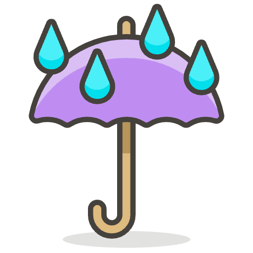 Umbrella With Rain Drops Emoji from Emoji - Free Set