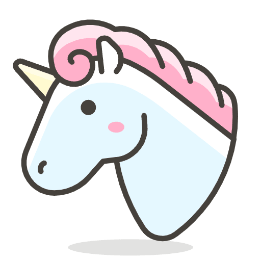 Unicorn Face Emoji from Emoji - Free Set