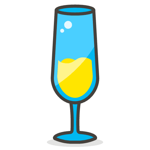 Champagne Glass 1 Emoji from Emoji - Free Set