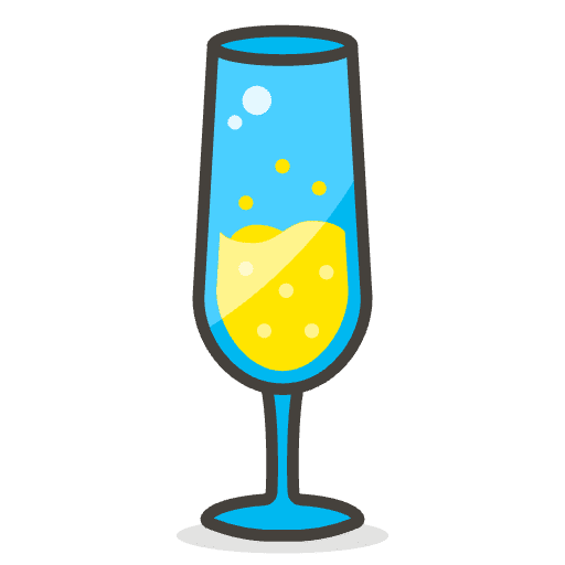 Champagne Glass 2 Element from Emoji - Free Set