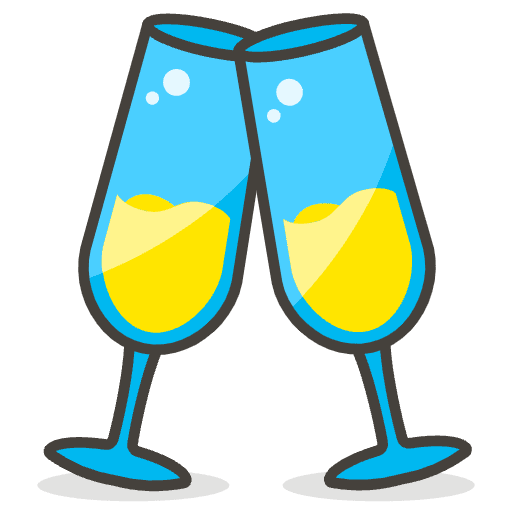Clinking Glasses 1 Emoji from Emoji - Free Set