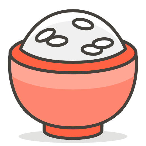 Cooked Rice Emoji from Emoji - Free Set