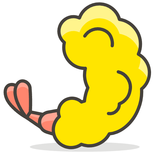 Fried Shrimp Element from Emoji - Free Set