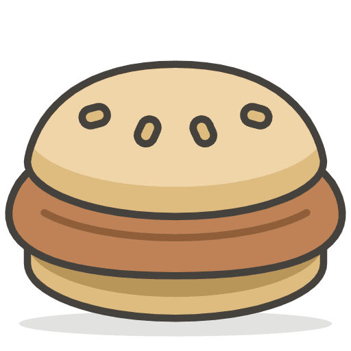 Hamburger 1 Emoji from Emoji - Free Set
