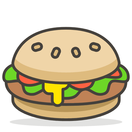 Hamburger 2 Emoji from Emoji - Free Set