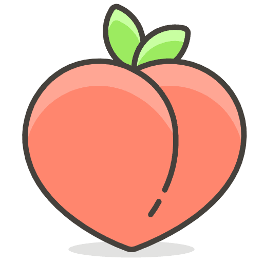 Peach Emoji from Emoji - Free Set
