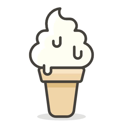 Soft Ice Cream 1 Emoji from Emoji - Free Set