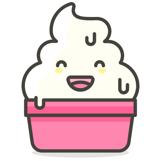 Soft Ice Cream 2 Emoji from Emoji - Free Set