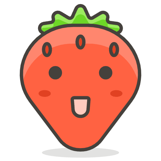 Strawberry 2 Emoji from Emoji - Free Set