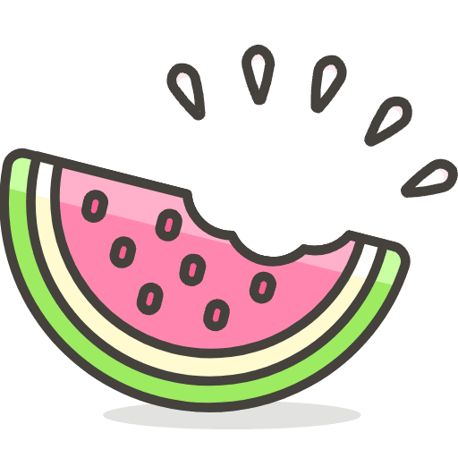 Watermelon 2 Emoji from Emoji - Free Set