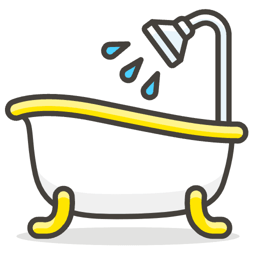 Bathtub Emoji from Emoji - Free Set