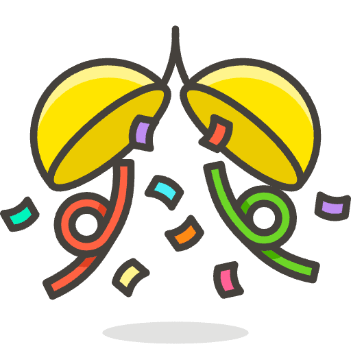 Confetti Ball Emoji from Emoji - Free Set