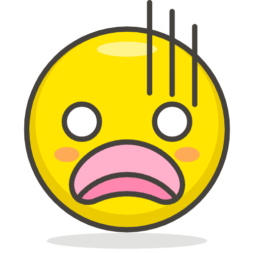 Anguished Face Emoji from Emoji - Free Set