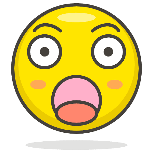 Astonished Face Emoji from Emoji - Free Set