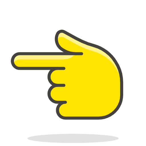 Backhand Index Pointing Left 1 Emoji from Emoji - Free Set