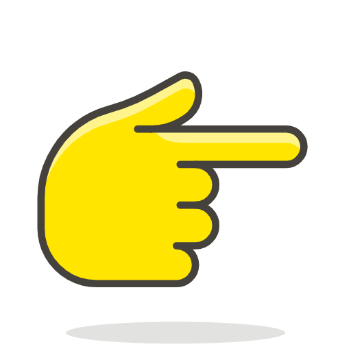 Backhand Index Pointing Right 1 Emoji from Emoji - Free Set