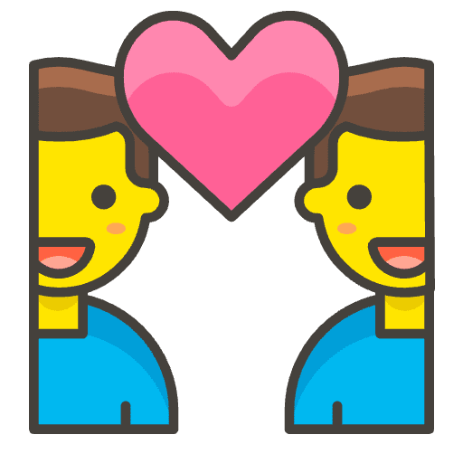 Couple With Heart Man Man 1 Emoji from Emoji - Free Set