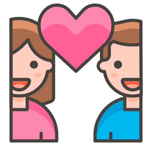 Couple With Heart Woman Man 2 Emoji from Emoji - Free Set