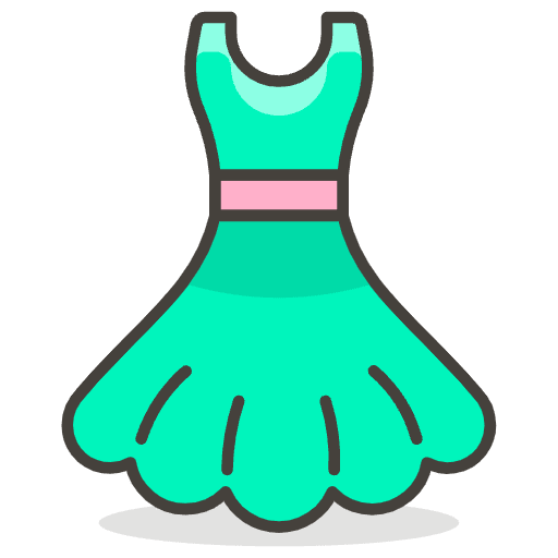 Dress Emoji from Emoji - Free Set