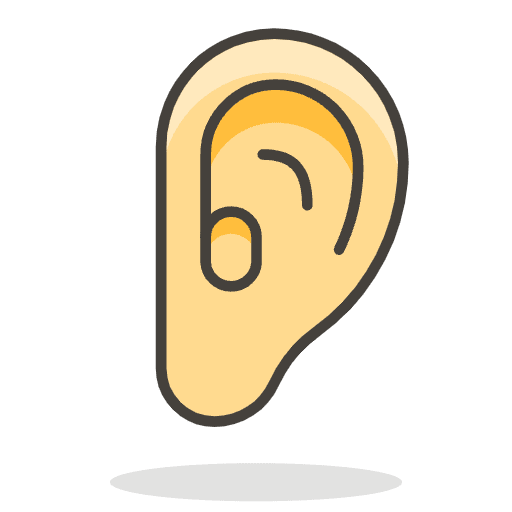 Ear Emoji from Emoji - Free Set