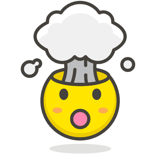 Exploding Head Emoji from Emoji - Free Set