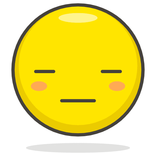 Expressionless Face Emoji from Emoji - Free Set