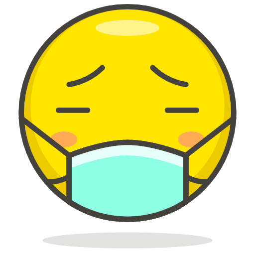 Face With Medical Mask Emoji from Emoji - Free Set