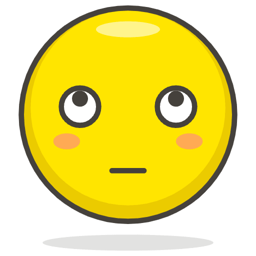 Face With Rolling Eyes Emoji from Emoji - Free Set