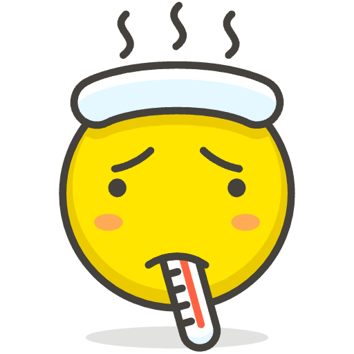 Face With Thermometer Element from Emoji - Free Set