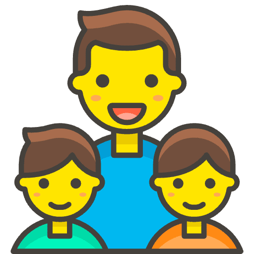 Family Man Boy Boy 1 Element from Emoji - Free Set