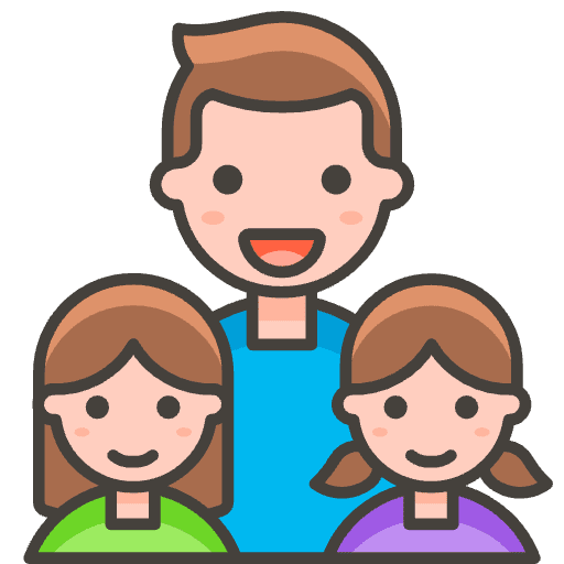 Family Man Girl Girl 2 Element from Emoji - Free Set