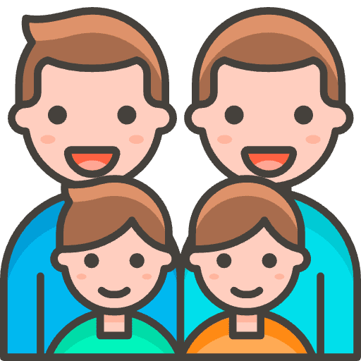 Family Man Man Boy Boy 2 Emoji from Emoji - Free Set
