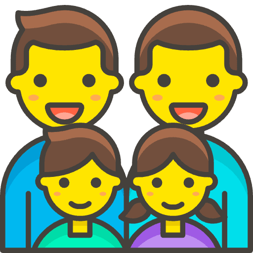 Family Man Man Girl Boy 1 Element from Emoji - Free Set
