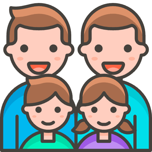 Family Man Man Girl Boy 2 Emoji from Emoji - Free Set